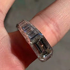 5ct Cushion-cut Sterling Silver Handmade Ring