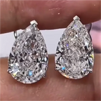 3.0 CT Sterling Silver Women's Stud Earring