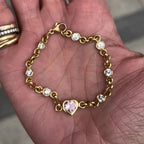 5ct Mixed-cut Sterling Silver Colored Gemstone Handmade Luxury Bracelet