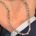 25ct Cushion-cut Sterling Silver Handmade Necklace